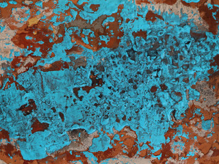 Fototapeta premium Old paint on concrete surface