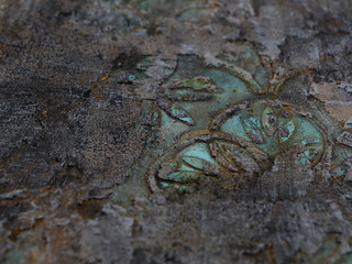 combined and textured concrete background