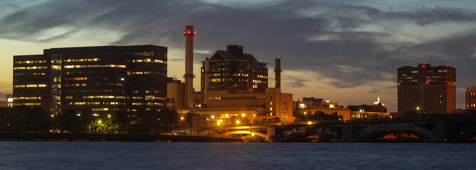 Boston Evening Cityscape