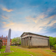 Old Chaple of St. Jame's Cemetery in Liverpool, UK