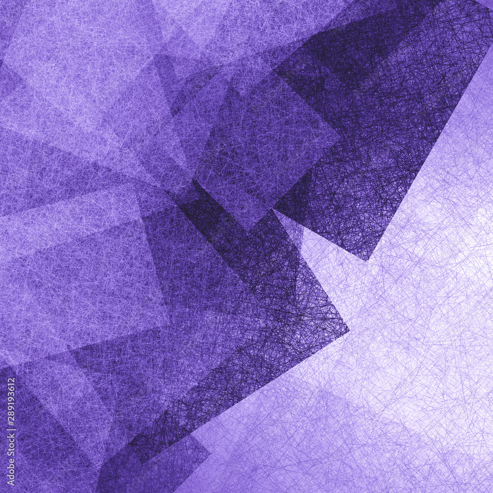 Sticker abstract purple background with white and black layers of texture paper design and shapes in modern 