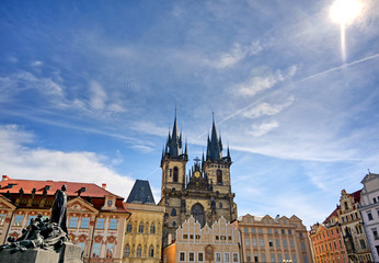 The Church of Our Lady before Tyn, is a gothic church located in the Old Town Square of Prague, Czech Republic.