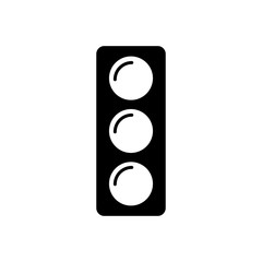 Traffic light symbol icon vectul illustration
