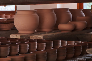 Fototapeta na wymiar Celadon dragon kiln of the seventh generation