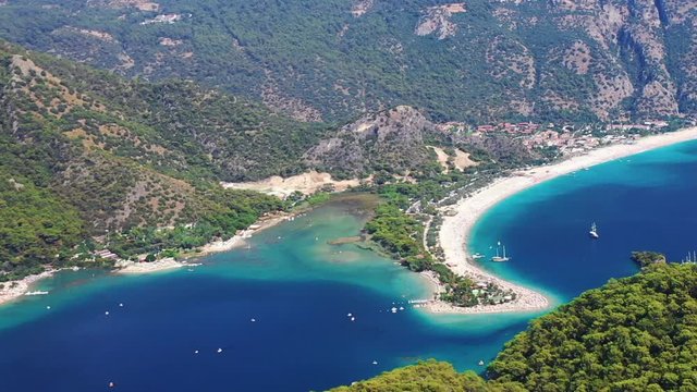 &Ouml;l&uuml;deniz is a resort village on the southwest coast of Turkey. It&rsquo;s known for the blue lagoon of &Ouml;l&uuml;deniz Tabiat Parki and the wide, white Belcekiz Beach.