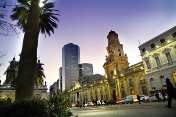 Fototapeta na wymiar Plaza de Armas - Santiago de Chile