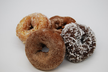 assorted isolated doughnuts 4