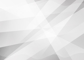 Obraz premium White and grey background. Corporate technology modern design. Pattern style geometric. Abstract modern background used about technology or product presentation backdrop. Vector illustration.