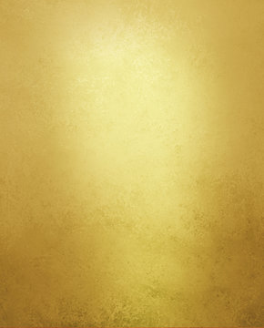 Gold background with old vintage texture with shiny metal color, abstract yellow antique background