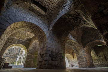 Fototapeta na wymiar Ancient archs in old construction