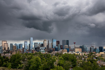 Obraz premium Skyline of the city Calgary, Alberta, Canada
