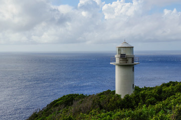 八丈島の最北端にある大越鼻灯台