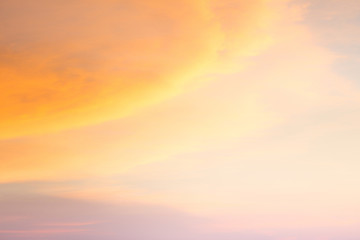 Obraz premium orange sky at sunset background