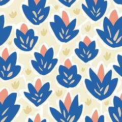  flowers seamless pattern 7B
