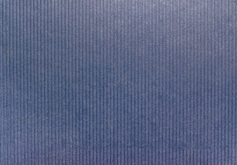 Texture of blue cardboard. Macro shot.