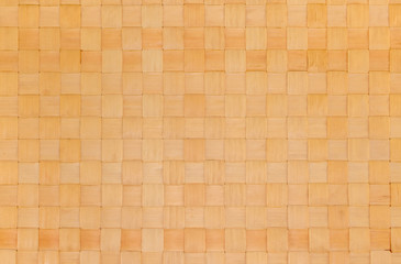 Fototapeta premium Abstract wicker texture background image. Beautiful soft yellow color.