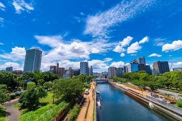 Foto op Aluminium 木場公園大橋から見た仙台堀川の風景 © picture cells