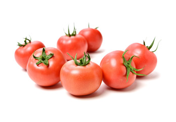 fresh tomato isolated on white background