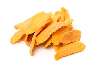 Mango. dry mango on the background