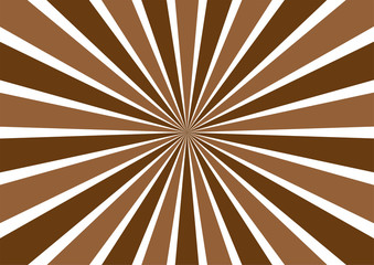 Sunburst, starburst background, converging lines. Vector illustration.