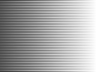 Obraz premium Horizontal lines, linear halftone. Pattern with horizontal stripes. Vector illustration.