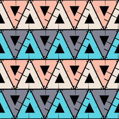 Ethnic boho seamless pattern. Lace. Embroidery on fabric. Patchwork texture. Weaving. Traditional ornament. Tribal pattern. Folk motif. Can be used for wallpaper, textile, wrapping, web. 