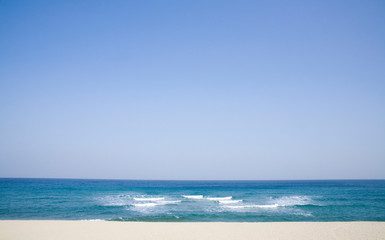 Jeongdongjin beach is a famous sightseeing spot in Gangwon-do, Korea.