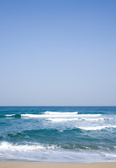 Jeongdongjin beach is a famous sightseeing spot in Gangwon-do, Korea.