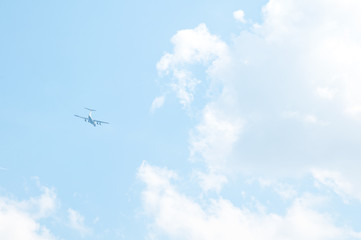 airplane in the sky