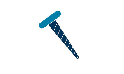 Building construction tools screw icon for repair and construction-related websites