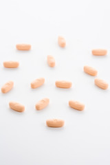 Drug on white background