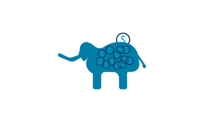 Saving money icon.Simple element illustration.