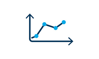 statistics vector icon, infographic chart symbol. Modern, simple flat vector illustration for web site or mobile app