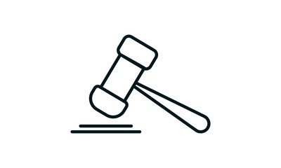 Auction icon flat design best vector icon