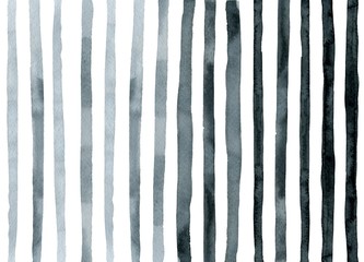 black and white thick watercolor strips - 289235687