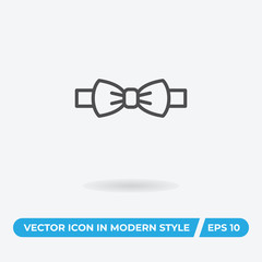 Bow tie vector icon, simple sign for web site and mobile app.