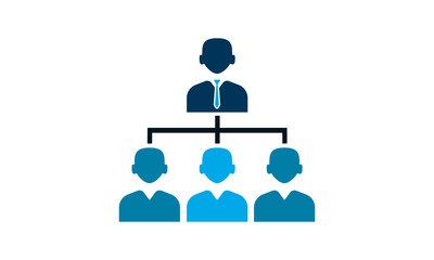 Human resource icon for recruitment and workforce-related websites