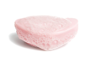 Obraz na płótnie Canvas pink soapy