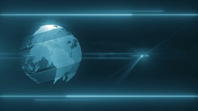 globe and light news breakingnews backgorund 4K