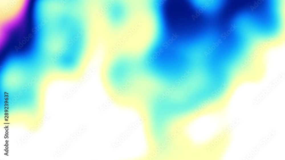 Aufkleber moving abstract spot white background. from wavy to white and back to wavy. looping footage.