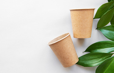 Zero waste concept, paper tableware