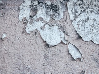 Old surface wall cracked and peeling.The color on the wall fell off.abstract background
