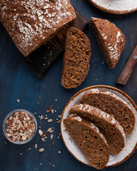 Carrot berad. Top view.