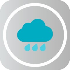 Rain Cloud Icon For Your Project
