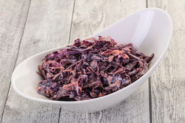 Cole slaw salad with cabbage