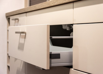 Schubkasten in der Küche