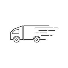 Truck logo icon ilustration vector