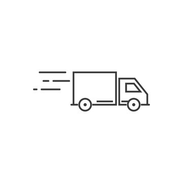Truck logo icon ilustration vector