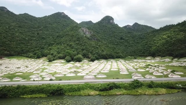 Chinese Cemetery in Kanchanaburi Thailand