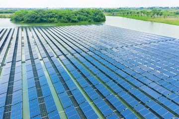 solar panels shot by drone © ryanking999